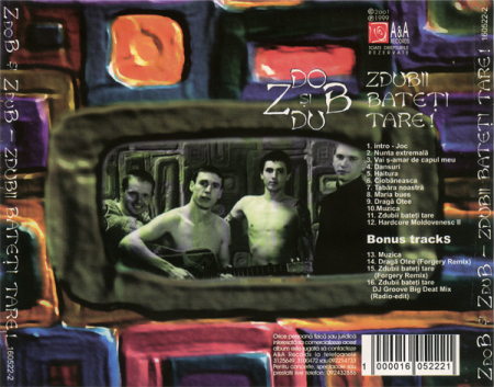 Zdob și Zdub - Zdubii Bateți Tare! , (CD) [1]
