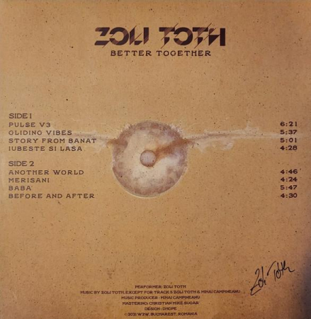 Zoltan Tóth - Better Together (Disc Vinil) [1]