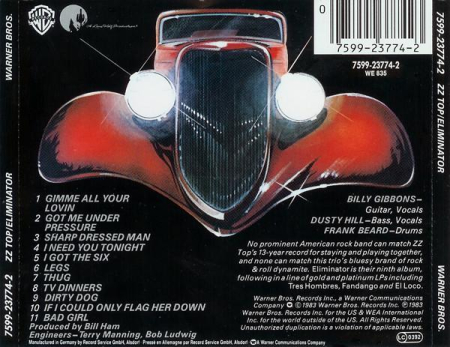 ZZ Top - Eliminator (CD) [1]