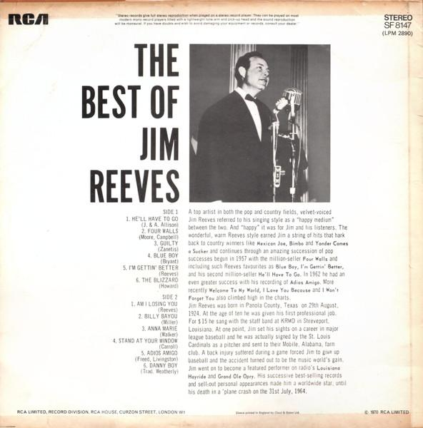 Jim Reeves - The Best Of Jim Reeves, (Disc Vinil)