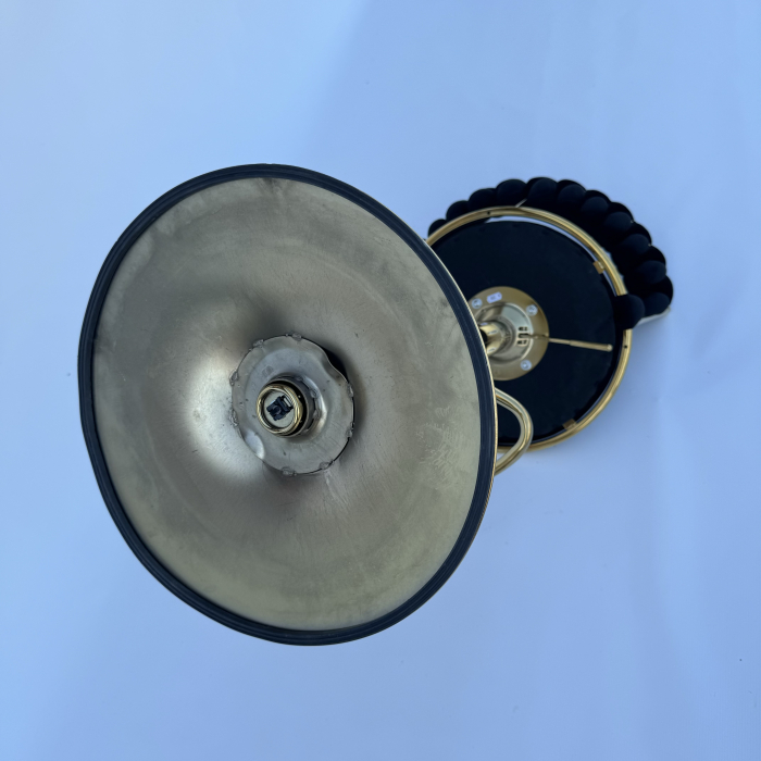 Scaun bar negru-auriu [5]