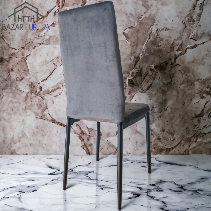 Scaun catifea gri [2]