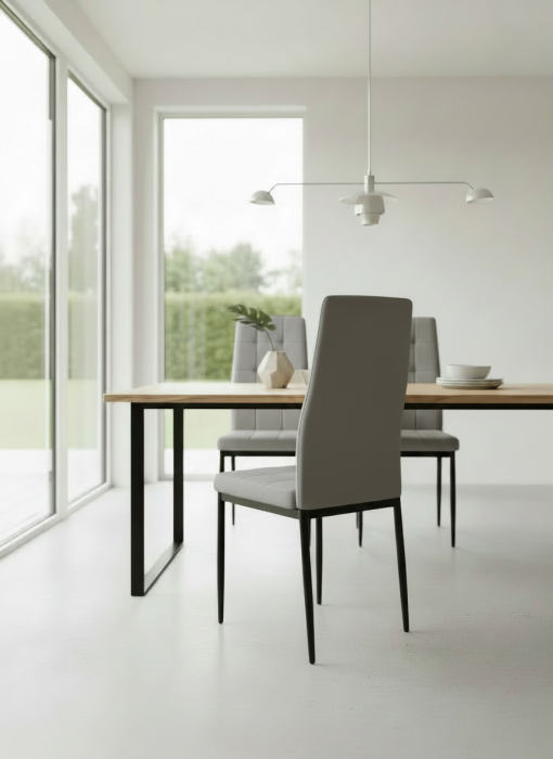 Scaun catifea gri [4]