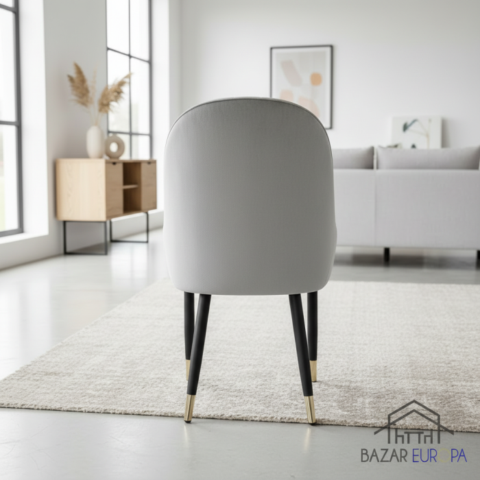 Scaun catifea u52 gri [6]