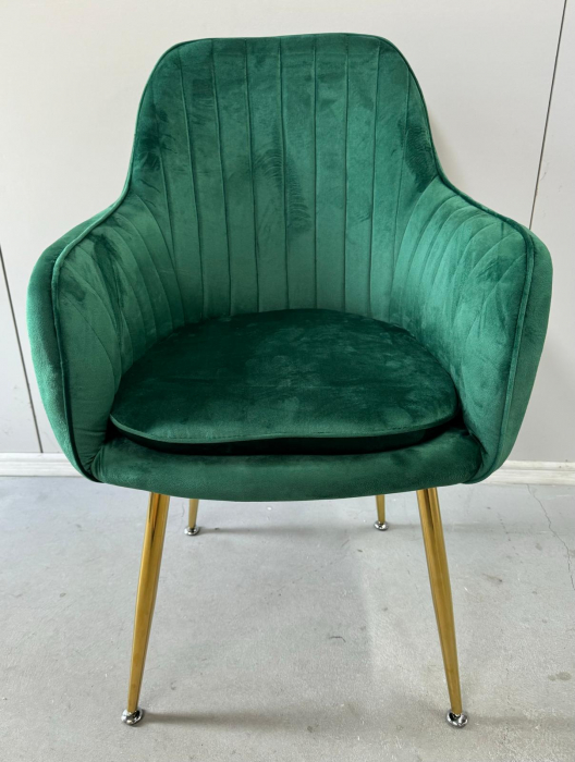 Scaun catifea verde [1]