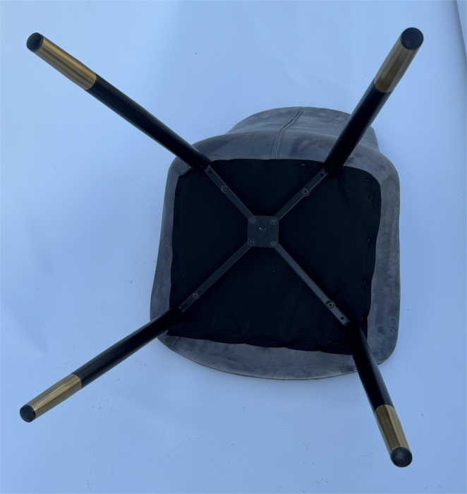 Scaun R08 gri-auriu [5]