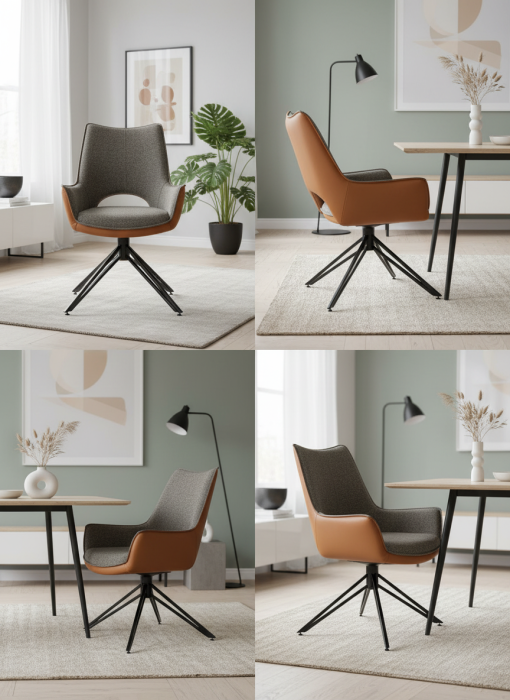 Scaun Rotativ Modern ''Eleganza" [2]