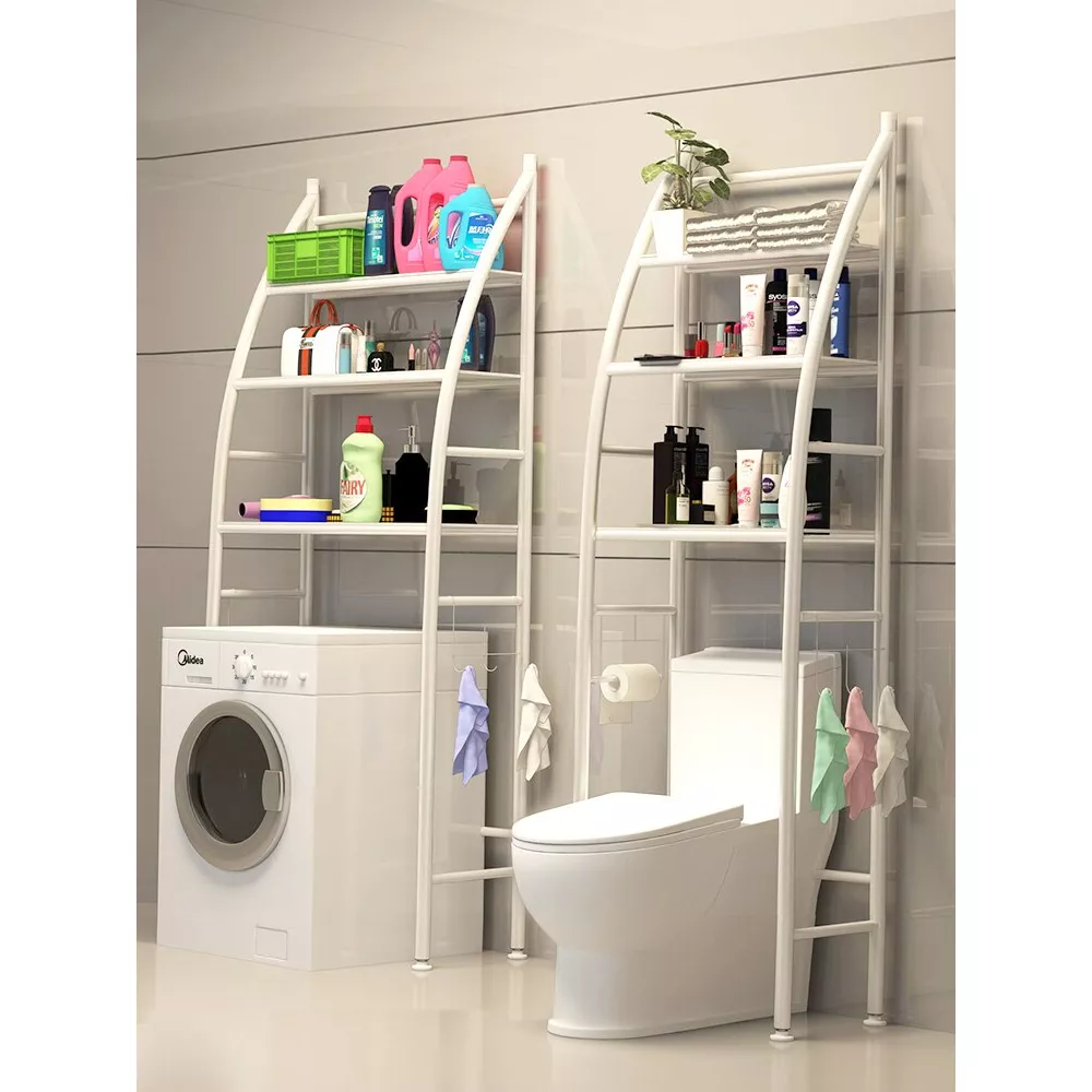 Raft depozitare peste masina de spalat, 3 polite, etajera baie [0]