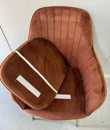 Scaun catifea maro [5]