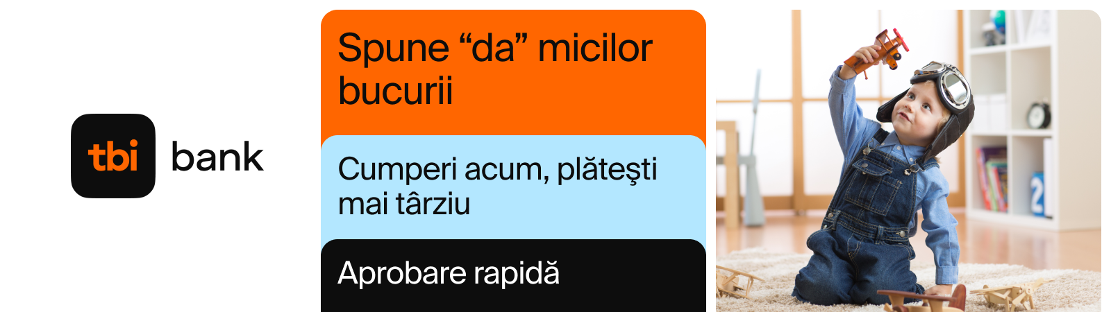 În rate online, fără card de cumpărături prin tbi bank