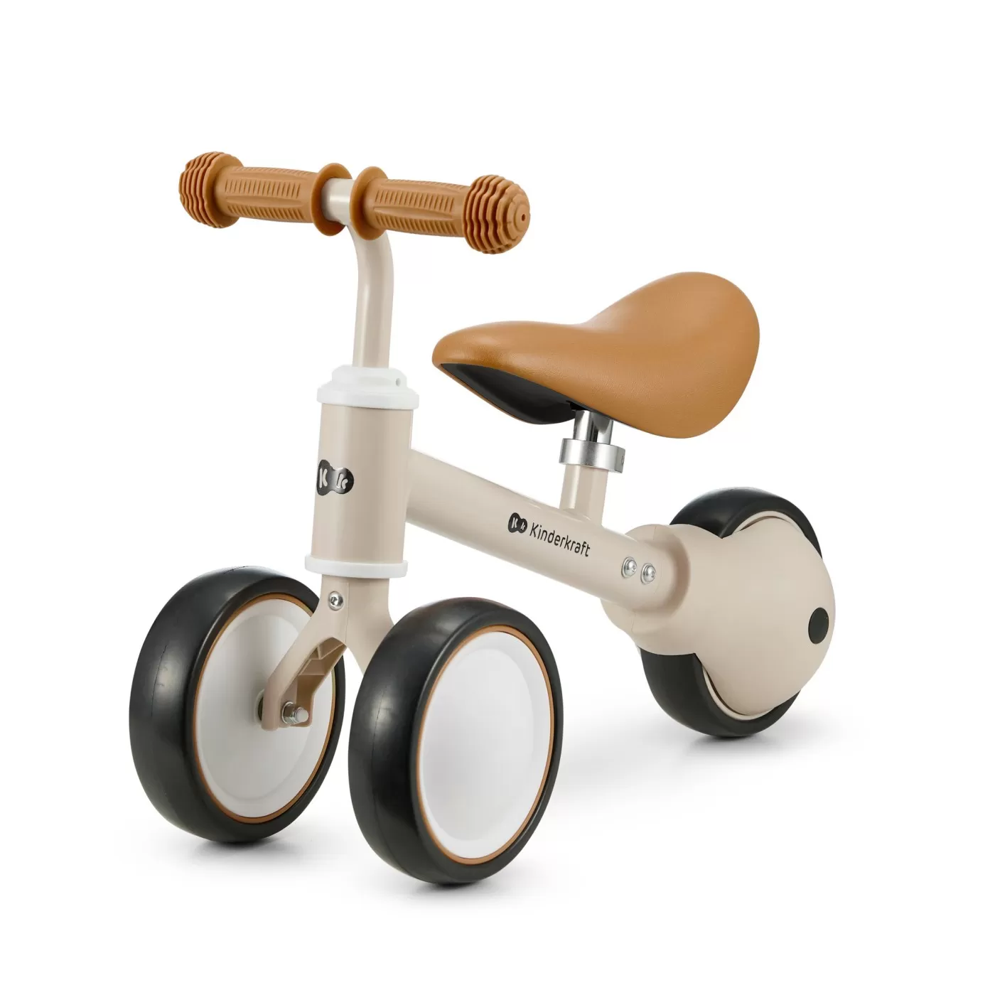 Bicicleta Echilibru Kinderkraft CUTIE , Light Beige, Confort si Stil pentru Copii