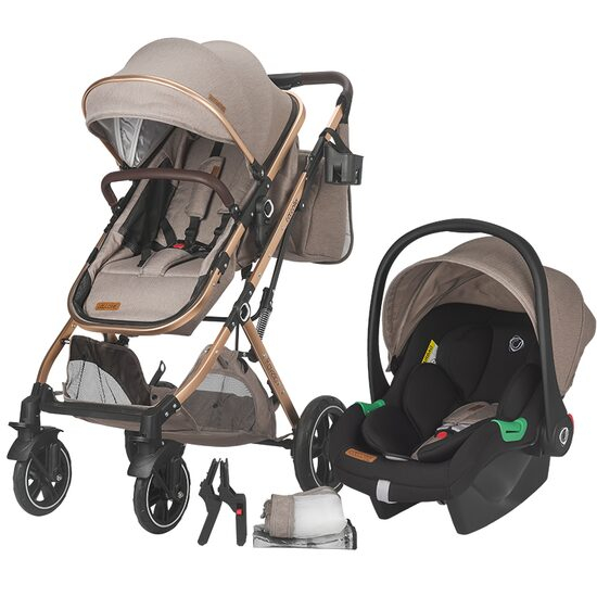 Carucior Ultracompact 3 in 1 Coccolle Ravello Bej