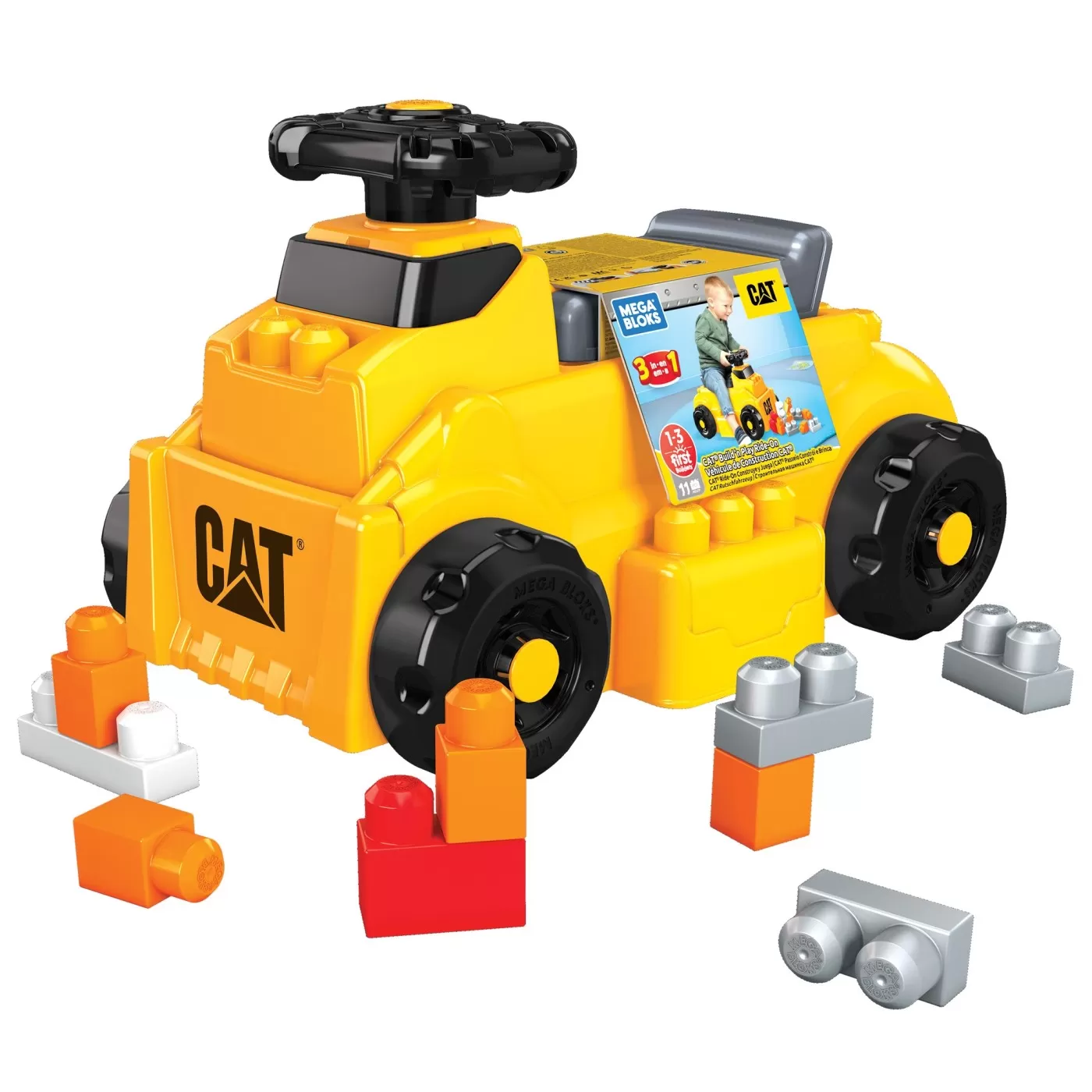 MEGA BLOKS Vehicul de Construit CAT 10 Piese