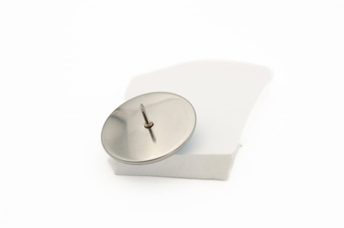 Broșă pin cu bob de cafea pe fundal alb perlat "Essence" [5]