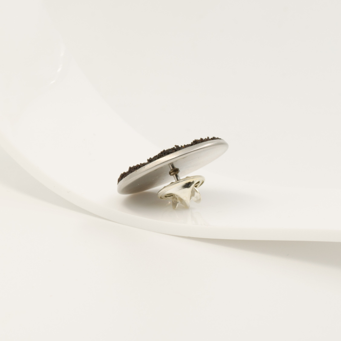 Broșă Pin Zaț de cafea - TEXTURE [2]