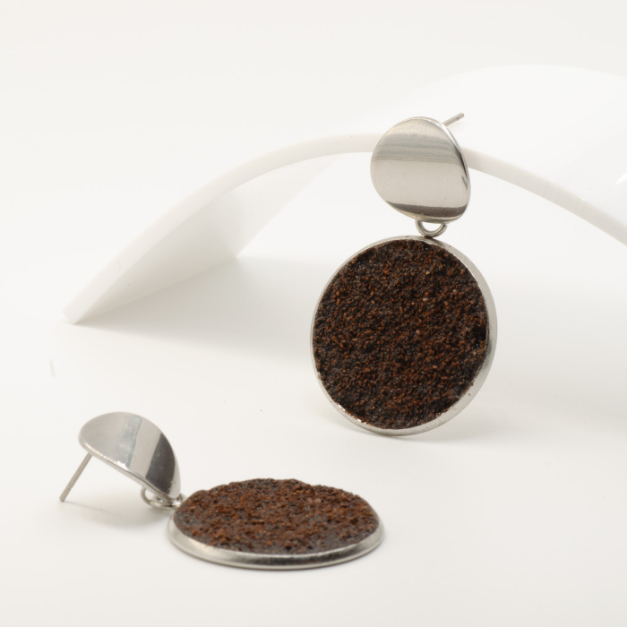 Cercei MOON cu Zaț de cafea [9]
