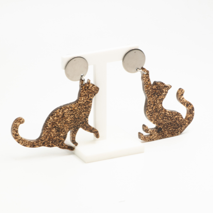 Cercei MisMatched (2) cu pisici in forme diferite [2]