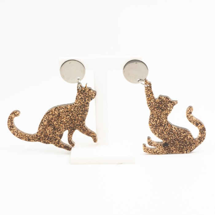 Cercei MisMatched (2) cu pisici in forme diferite [3]