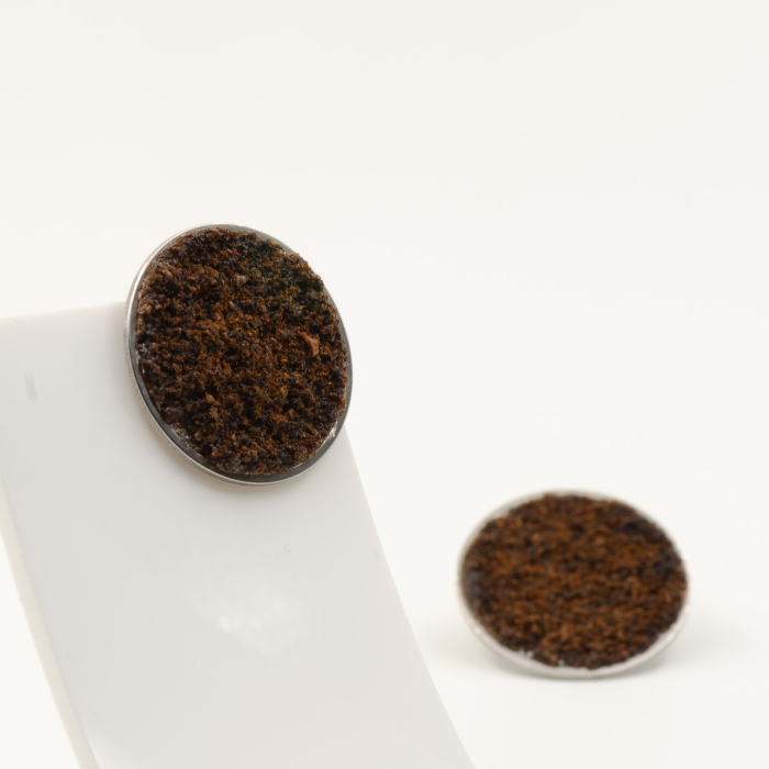 Cercei ROUND cu Zaț de cafea [10]
