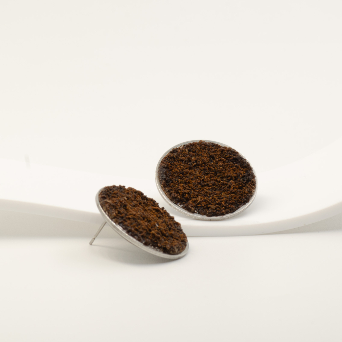 Cercei ROUND cu Zaț de cafea [7]