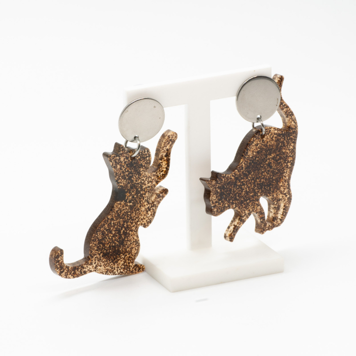 Cercei MisMatched cu pisici in forme diferite [4]