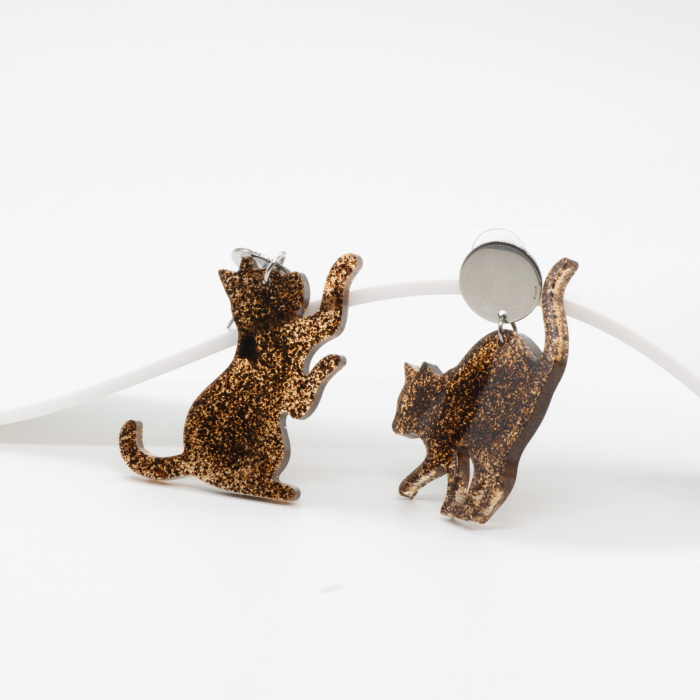 Cercei MisMatched cu pisici in forme diferite [5]