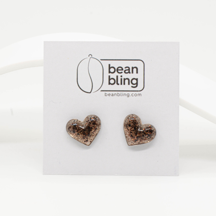 Cercei ShortBlack în formă de inimă [2]