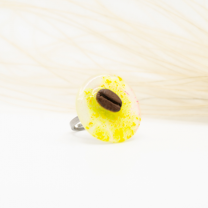 Inel ECLIPSE cu bob de cafea [10]