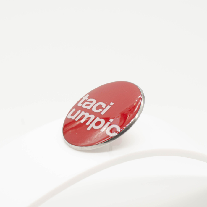 Pin "taci umpic" Roșu [2]