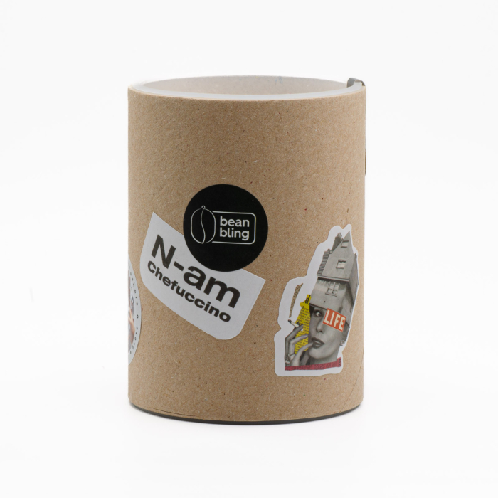N-am chefucinno - Cana Bean Bling - cană ceramică mată 240 ml, mesaj ironic pentru iubitorii de cafea [3]