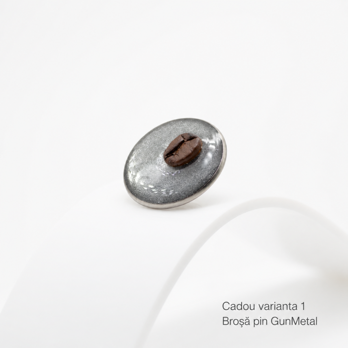 Pachet cadou Colecția de căni BeanBling cu 3 căni ceramice mate, broșă pin și stikere UV [5]