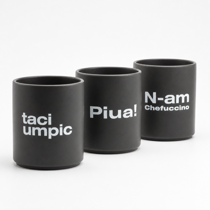 Pachet cadou Colecția de căni BeanBling cu 3 căni ceramice mate, broșă pin și stikere UV [13]