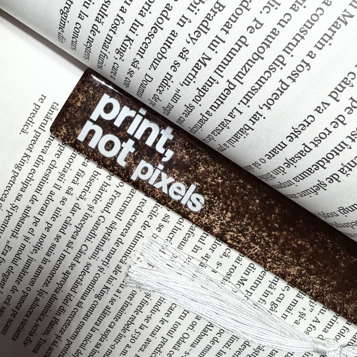 Semn de carte Print not Pixels [6]