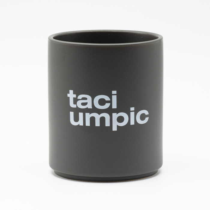 taciumpic - Cana Bean Bling - cană ceramică mată 240 ml, mesaj ironic pentru iubitorii de cafea [3]