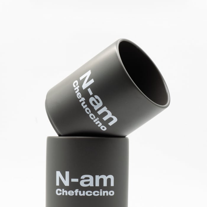 N-am chefucinno - Cana Bean Bling - cană ceramică mată 240 ml, mesaj ironic pentru iubitorii de cafea [4]