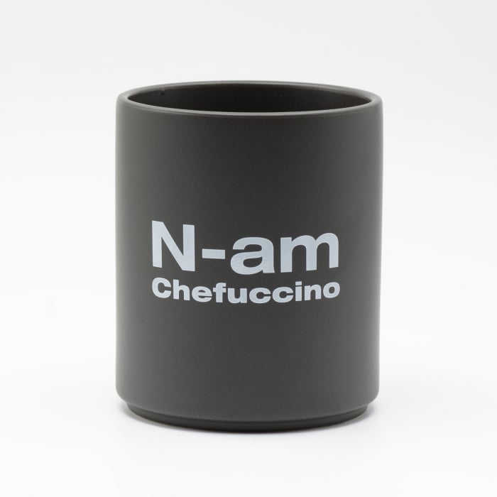 N-am chefucinno - Cana Bean Bling - cană ceramică mată 240 ml, mesaj ironic pentru iubitorii de cafea [2]