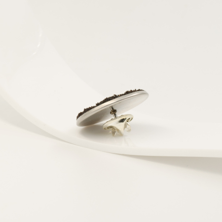Broșă Pin Zaț de cafea - TEXTURE [1]