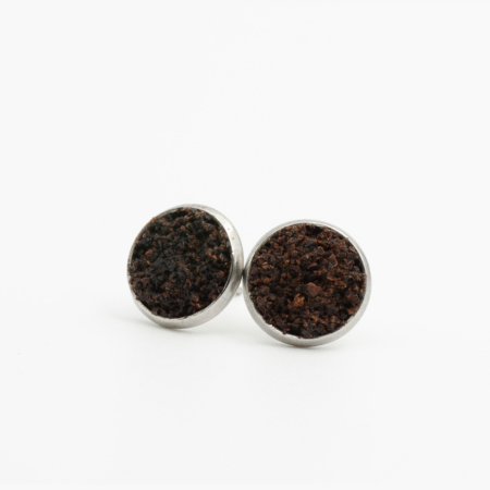 Cercei DROPS cu zaț real de cafea – colecția scuZAȚ [7]