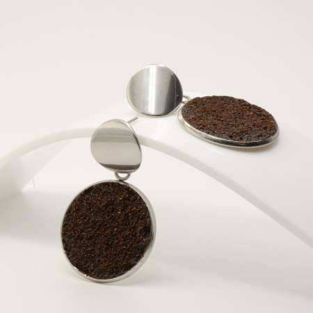 Cercei MOON cu Zaț de cafea [9]