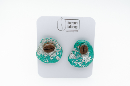 Cercei Blink cu bob real de cafea [7]