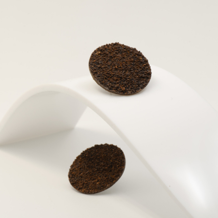 COLECȚIA scuZAȚ - Cercei EARTH cu Zaț de cafea