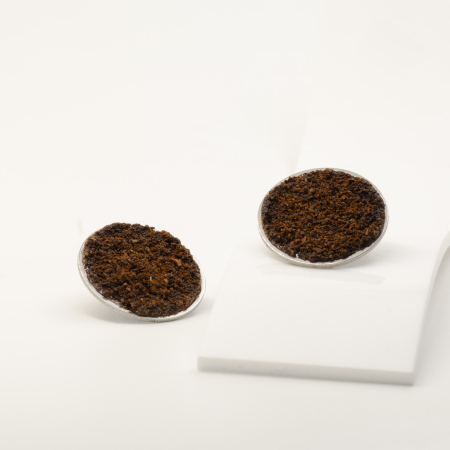 Cercei ROUND cu Zaț de cafea [5]