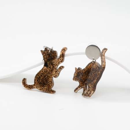 Cercei MisMatched cu pisici in forme diferite [4]