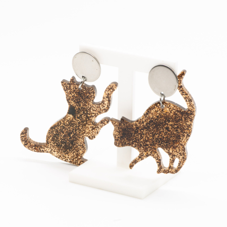 Cercei MisMatched cu pisici in forme diferite [5]