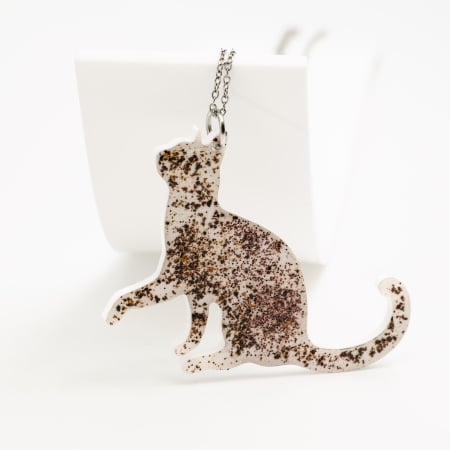 COLIERE - Colier Catpresso cu  zaț de cafea