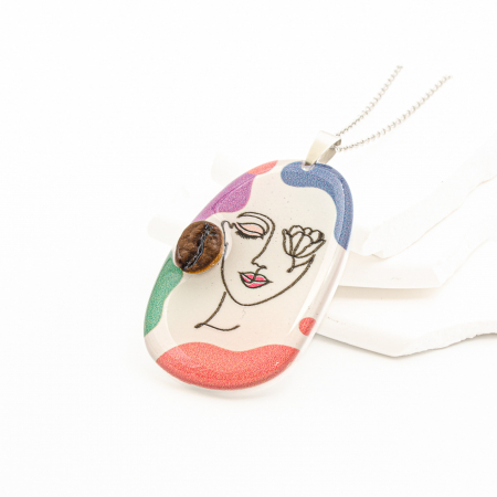 COLIERE - Colier CoffeeEarrings LineArt