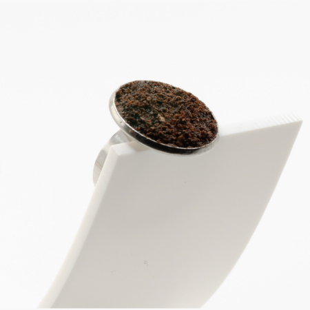 Inel POWER cu zaț real de cafea și montură reglabilă [11]