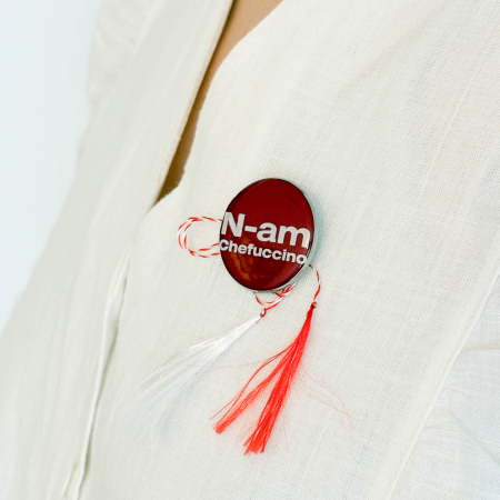 Mărțișor "N-am Chefucinno" Roșu [2]