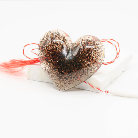 Colecția inLOVE with COFFEE - Mărțișor ShortBlack în formă de inimă