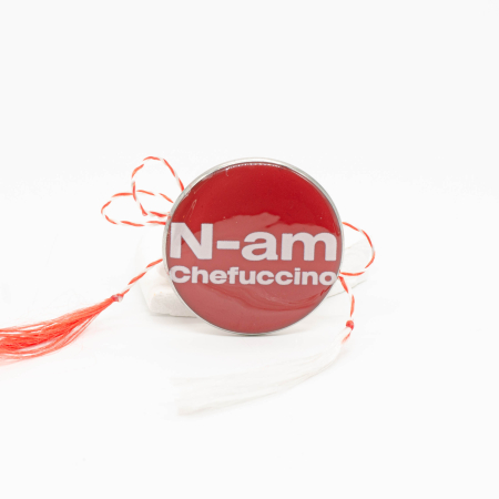 Mărțișor "N-am Chefucinno" Roșu [1]